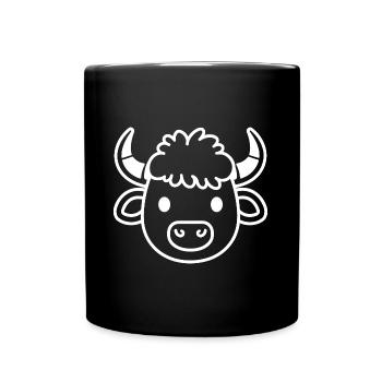 Buffle - Mug uni - noir - Devant
