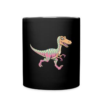 Dinosaure - Mug uni - noir - Devant