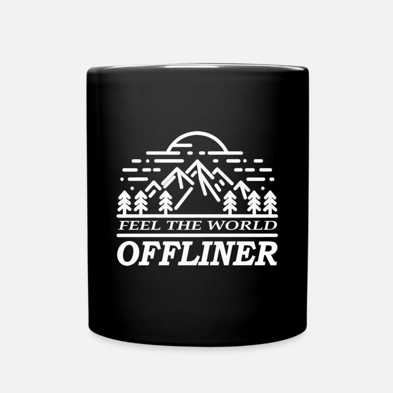 OFF Feel The World - Full Colour Mug - black