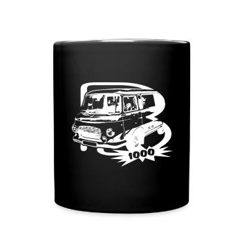 Barkas B1000 Transporter - Tasse einfarbig - Schwarz - Vorne