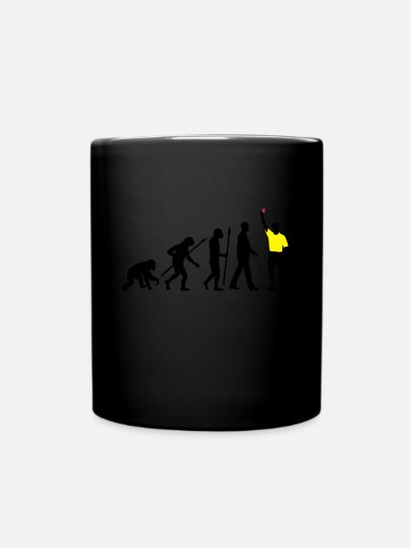 Evolution Schiedsrichter - Tasse einfarbig - Schwarz