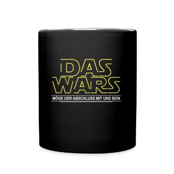 DAS WARS - Geeky Abschluss Shirt - Abschluss - Tasse einfarbig - Schwarz - Vorne