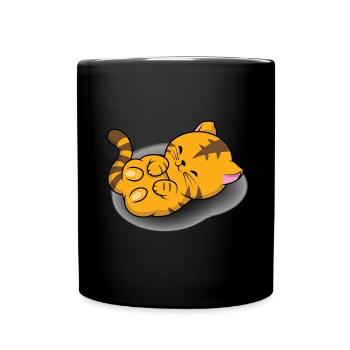 Chaton Mignon - Mug uni - noir - Devant