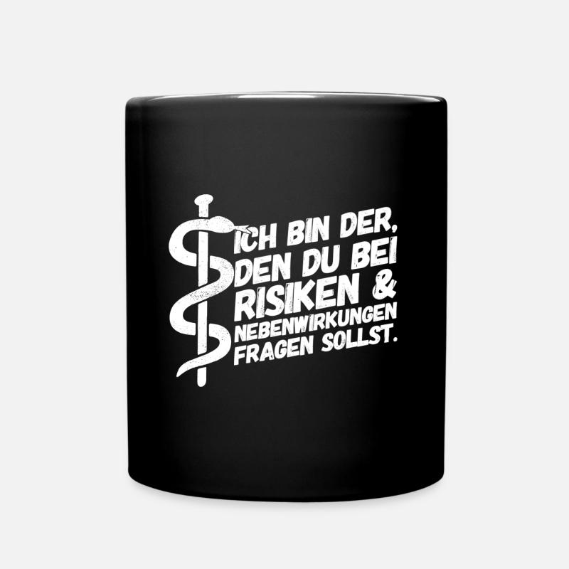 Apotheker Apotheke Pharmazeut - Tasse einfarbig - Schwarz