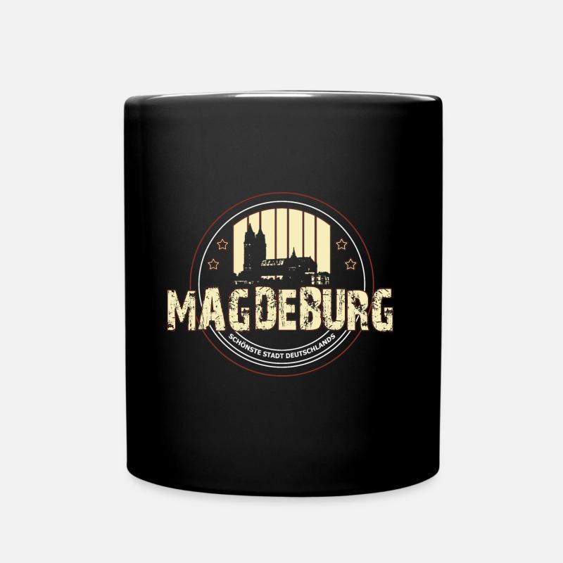 Magdeburg - Tasse einfarbig - Schwarz