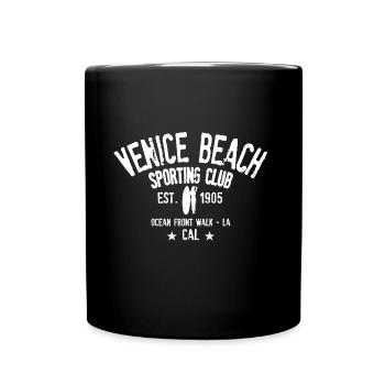 venice beach sporting club - Mug uni - noir - Devant