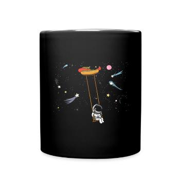 Astronaute Hot Dog Love Astronomie Hot Dog - Mug uni - noir - Devant