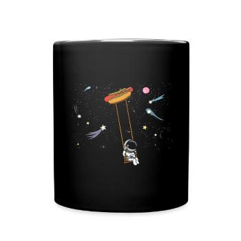 Sandwich Lover Cheese Fast Food Food Food - Full Colour Mug - black - Front
