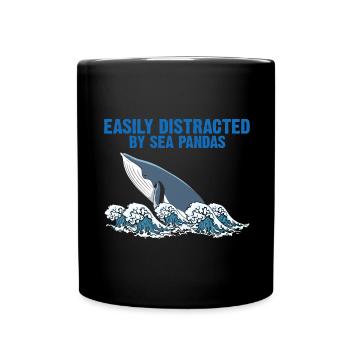Baleines Baleines Océan Marine Biologiste Marin Plongeur Plongeurs - Mug uni - noir - Devant