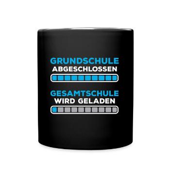 Grundschulabschluss Gesamtschule 5 Klasse - Tasse einfarbig - Schwarz - Vorne