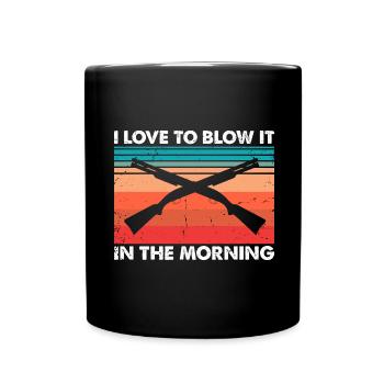Funny Duck Hunting Design Hunters Hunting Ducks Design - Full Colour Mug - black - Front