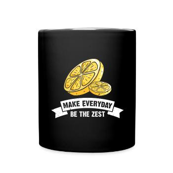 Lemon Design Lemonades Stand Boss Vente de citron - Mug uni - noir - Devant