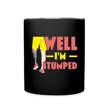 Ich bin ratlos Amputierte Amputierte Chirurgie - Tasse einfarbig - Schwarz - Vorne