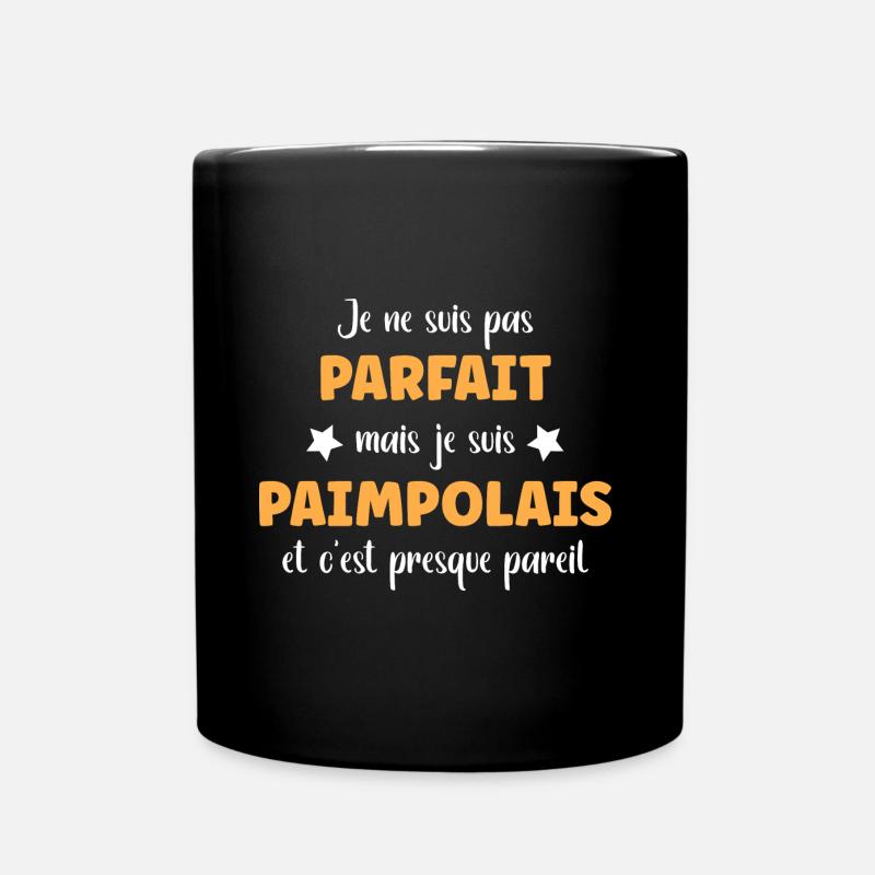 Je ne suis pas parfait mais Paimpolais - Mug uni - noir