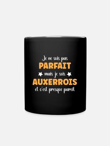 Je ne suis pas parfait mais Auxerrois - Mug uni - noir