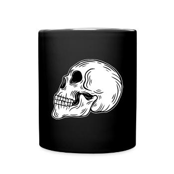 Skull Skeleton Skull Horror Cadeau d’Halloween - Mug uni - noir - Devant