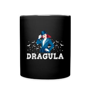 Drag Queen Dracula Halloween Karneval - Tasse einfarbig - Schwarz - Vorne