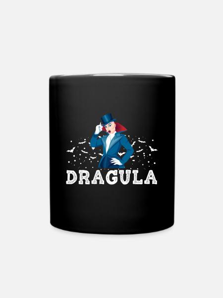 Drag Queen Dracula Halloween Karneval - Tasse einfarbig - Schwarz