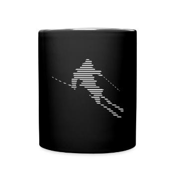 Skiing - (23) - Full Colour Mug - black - Front
