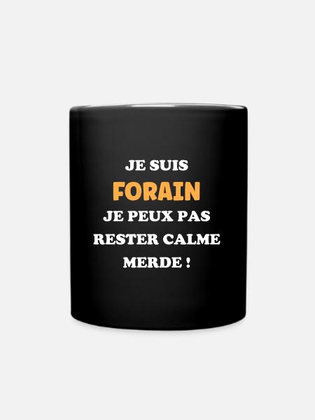 Je suis forain - Mug uni - noir