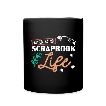Scrapbook Life Scrapbooker Craft Scrap Booking - Mug uni - noir - Devant