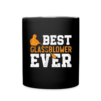 Meilleur souffleur de verre jamais soufflé Gaffer Gla - Mug uni - noir - Devant