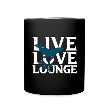 Conception de baleines à bosse pour l’océan, la mer, la baleine et les baleines - Mug uni - noir - Devant