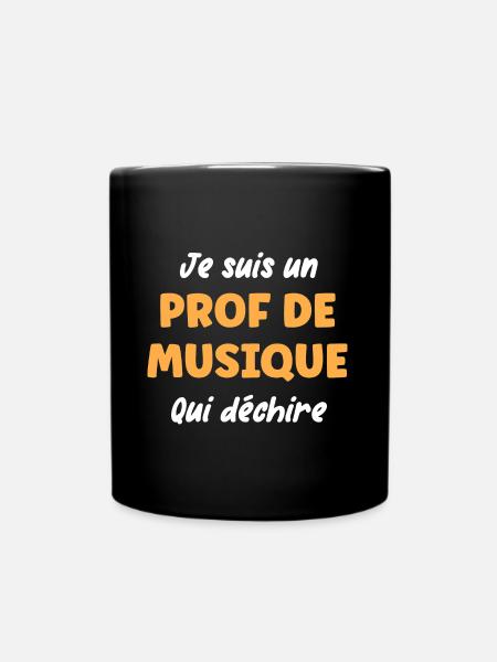 Prof de musique - Mug uni - noir