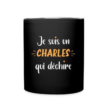Charles - Mug uni - noir - Devant
