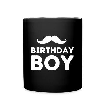 Cadeau d’anniversaire Boy Boy Beard - Mug uni - noir - Devant