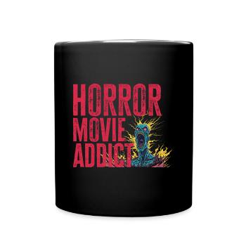 Zombie Illustration Horror Movie Fan Design - Full Colour Mug - black - Front