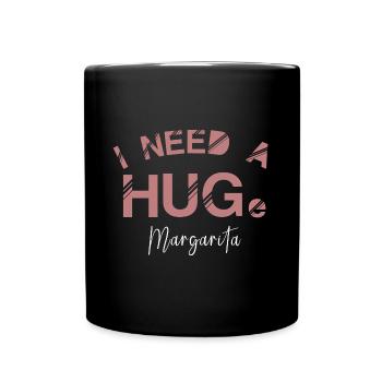 J’ai besoin d’une énorme margarita Je suis stressé - Mug uni - noir - Devant