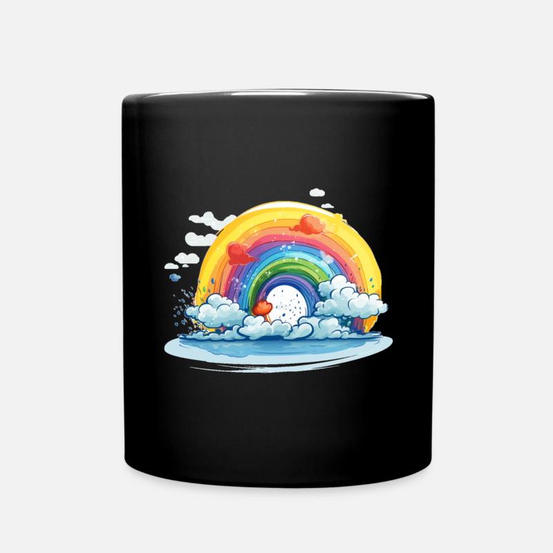 Rainbow Pride - Full Colour Mug - black