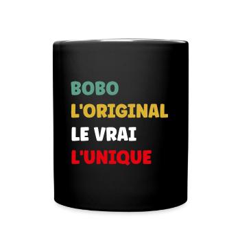 L'original le vrai l'unique bobo - Mug uni - noir - Devant