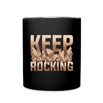 Gesteinsammler Geologe Geschenk Lustiges Geologie - Tasse einfarbig - Schwarz - Vorne