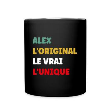alex33 - Mug uni - noir - Devant