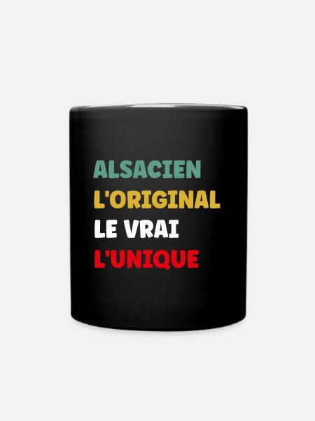 alsacien - Mug uni - noir