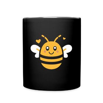 Bee - Full Colour Mug - black - Front