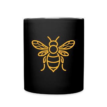 Bee - Full Colour Mug - black - Front
