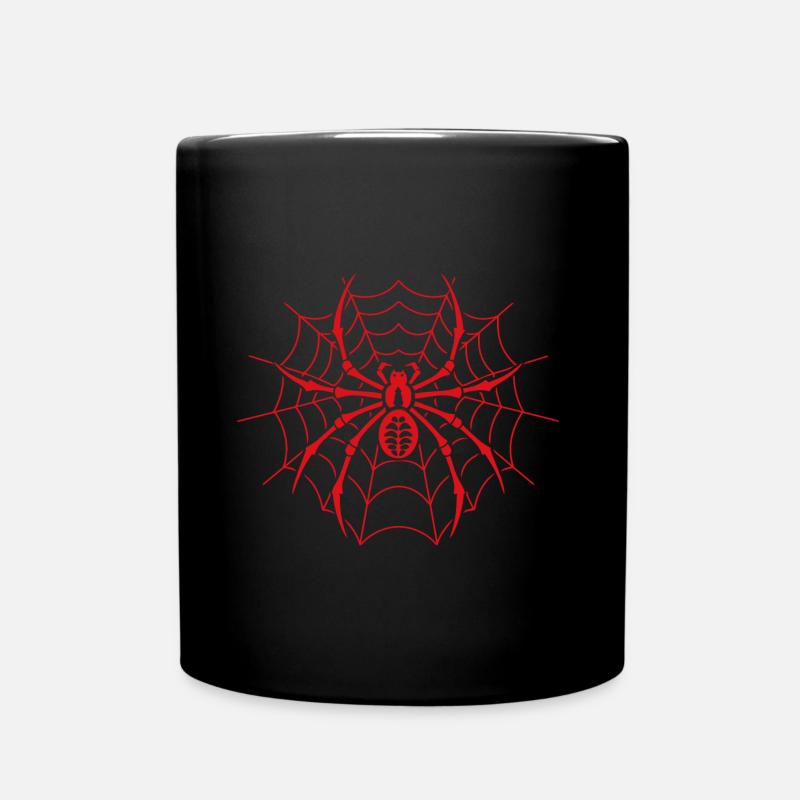 Spinne - Tasse einfarbig - Schwarz