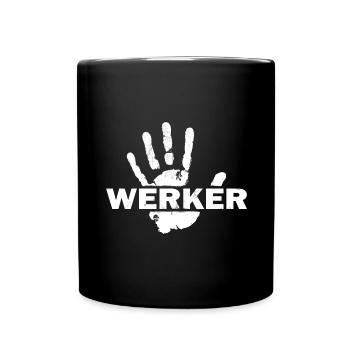 Handwerker - Tasse einfarbig - Schwarz - Vorne