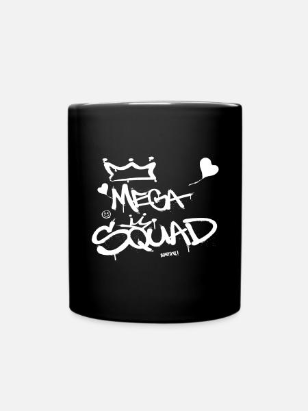 Mega Squad Graffiti Art Urban Art Sprayer - Full Colour Mug - black