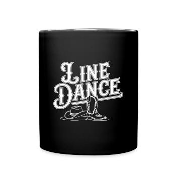 Line Dance Group Training My Dance Sport - Full Colour Mug - black - Front