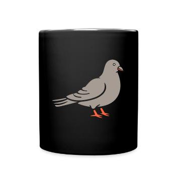 pigeon - Mug uni - noir - Devant