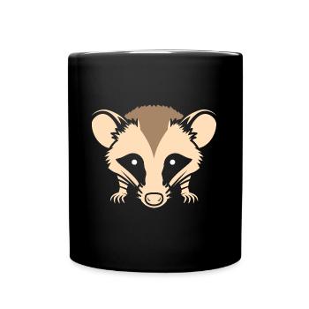 opossum - Mug uni - noir - Devant
