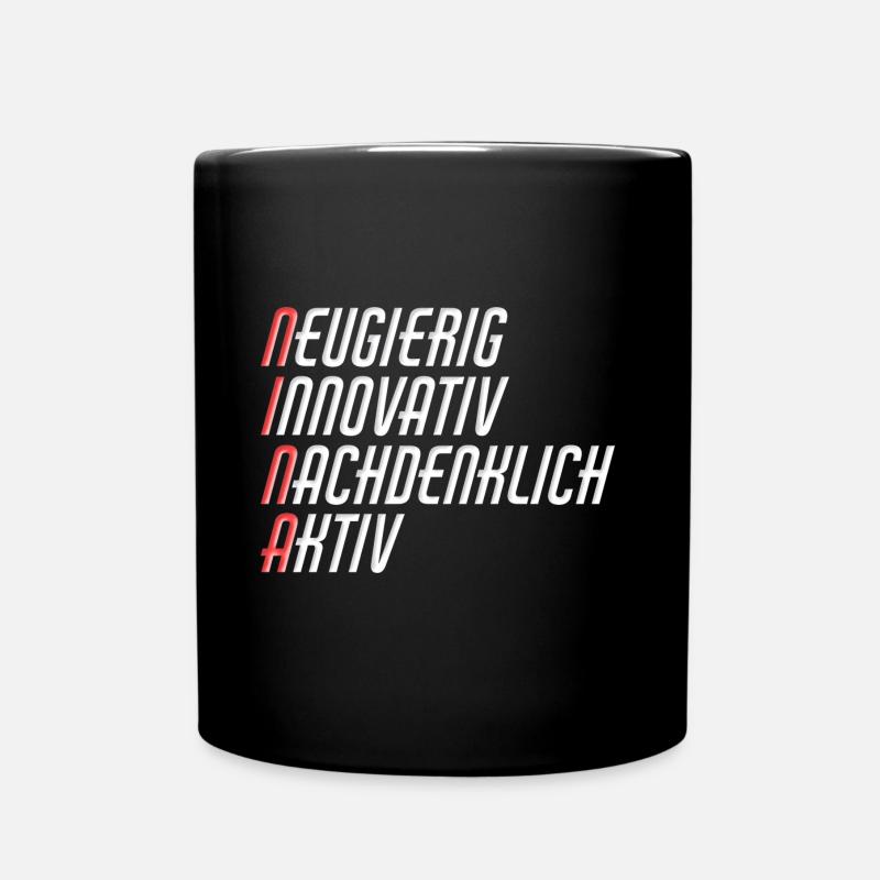 Nina - Tasse einfarbig - Schwarz