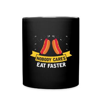 Fast Food Hot Dog Hotdog FastFood - Full Colour Mug - black - Front