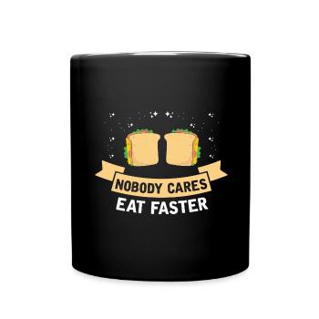 Restauration rapide Sandwich Food FastFood - Mug uni - noir - Devant