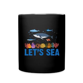 Océan Mer Biologiste Marin Biologie Marine Biologie Biologie Biologie - Mug uni - noir - Devant