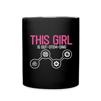Professorin Steminist Designs für Equality Stem - Tasse einfarbig - Schwarz - Vorne